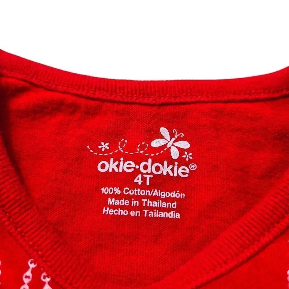 Okie Dokie longsleeve shirt 4t